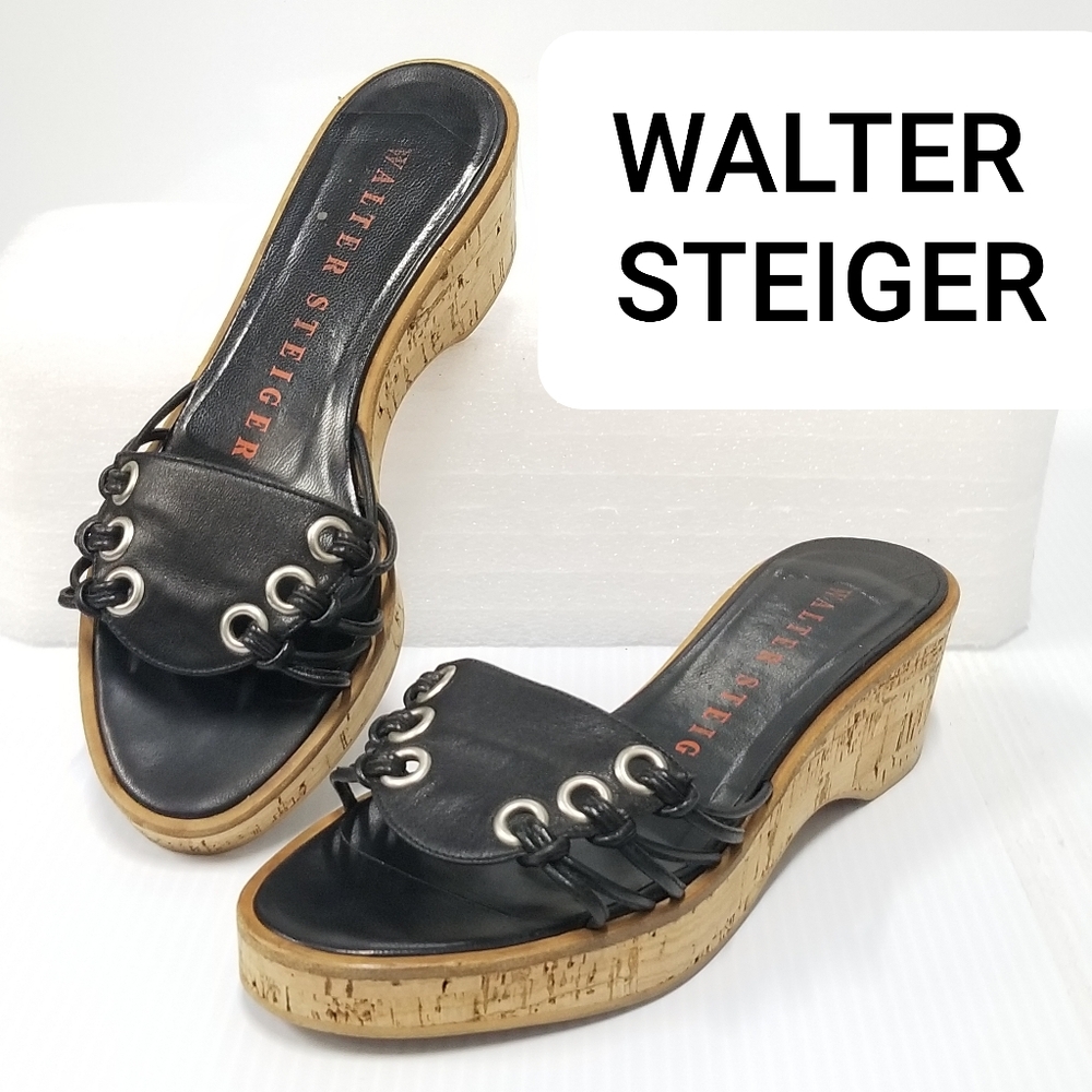Walter Steiger Wedge slides sandals slippers